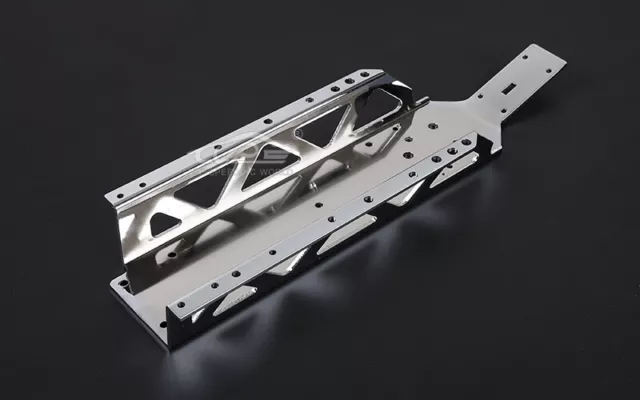 Chrome Main Frame Chassis For 1/5 Hpi RV Km Baja 5b SS RC Car Parts