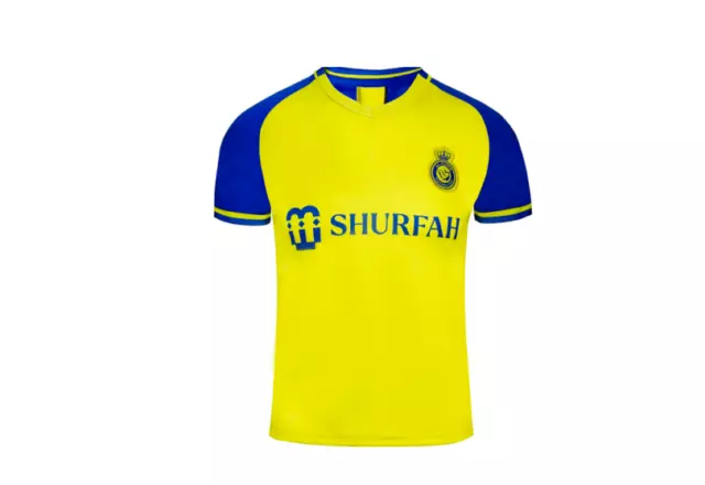 New Soft Gardin Ronaldo No #7 Nassr Riyadh Al Home Football Soccer Jersey/Short 3