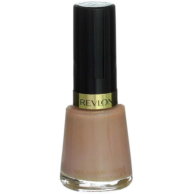 4 Pack Revlon Nail Enamel Polish, Gray Suede 705, 0.5 fl oz