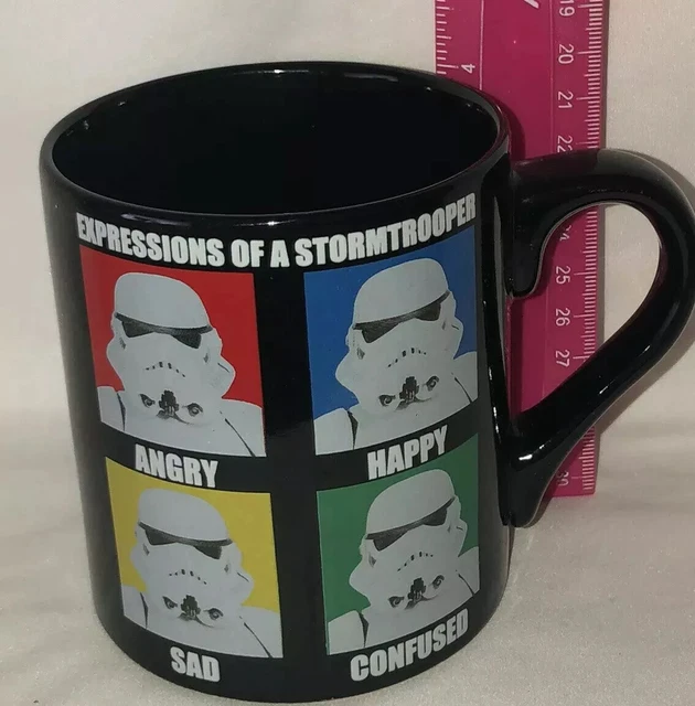 Star Wars Coffee Mug Cup Expressions￼ Of Storm Trooper￼