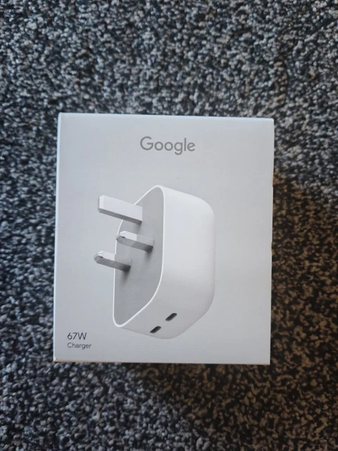 GOOGLE PIXEL FLEX Dual Port 67 W USB-C Fast Charger £42.29 - PicClick UK