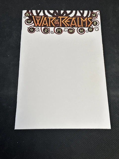 War Of The Realms # 1 Blank Variant Cover NM Or Better
