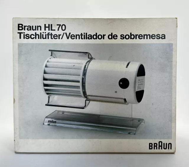 Braun HL 70 Desk Fan - Working, in Original Packaging - Unused