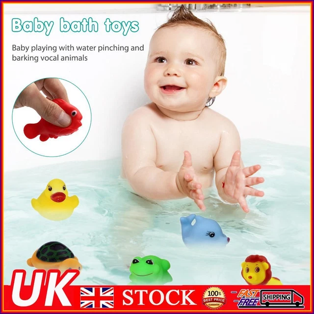 13pcs Child Dabbling Toys Cartoon Baby Splash Toys Funny Gift Bathtub Water Toys