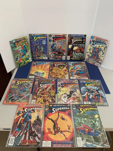 COMIC The Adventures of Superman DC Comic Book Copper Age 1990