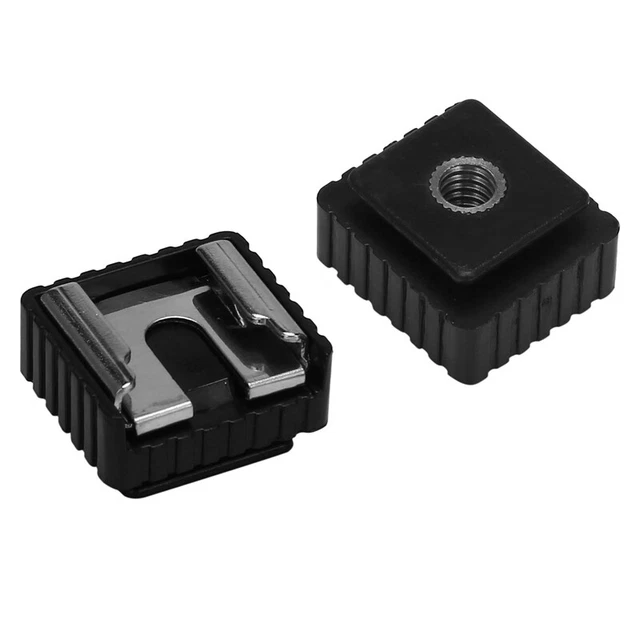 2Pcs Flash Hot Shoe Mount Adapter To 1/4 Inch Thread For Stand TrZ3