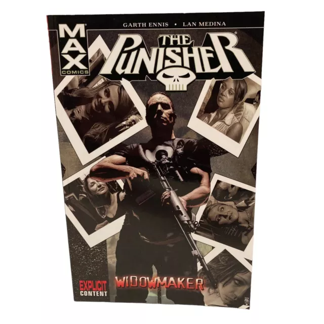 Marvel THE PUNISHER MAX Volume 8 Widowmaker TPB Graphic Novel Garth Ennis