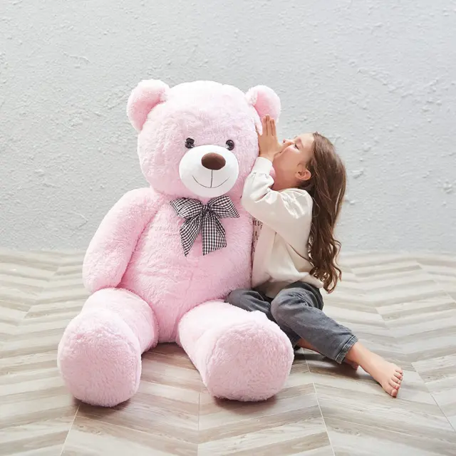 Pink Cute Giant Teddy Bear Big Huge Stuffed Animal LARGE Soft Plush Toy Gift 47″
