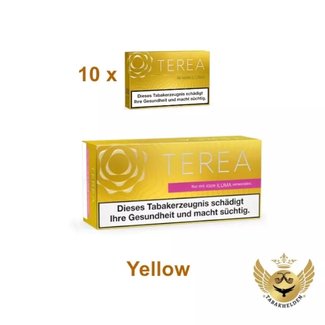 TEREA Yellow Tabaksticks 10x20 Stück, 1 Stange/Gebinde