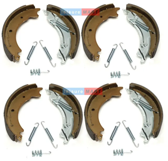 200x50mm Knott Avonride Type Trailer Brake Shoes Twin Axle fits Ifor Williams