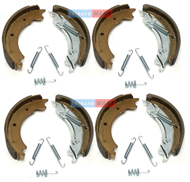 200X50MM KNOTT AVONRIDE type Trailer Brake Shoes Twin Axle fits Ifor