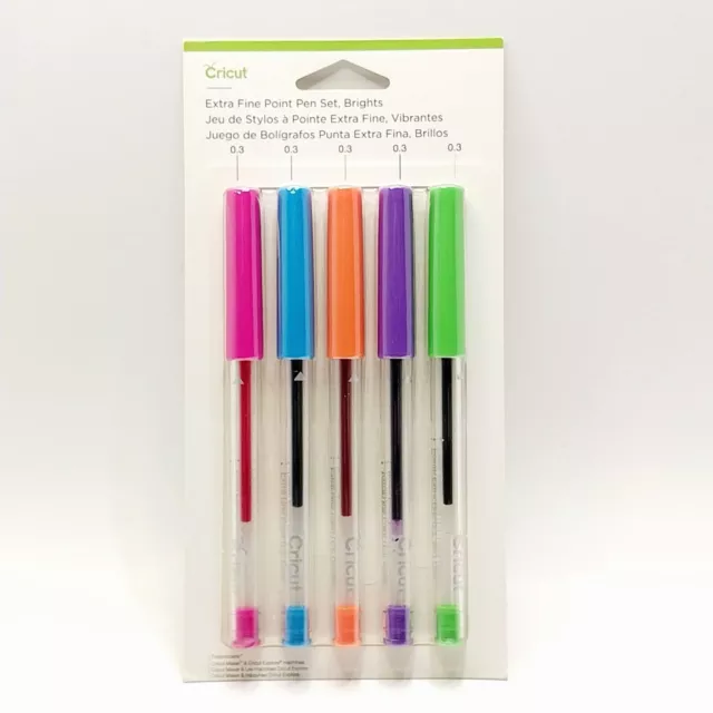 New Cricut Extra Fine Point Pen Set, Brights