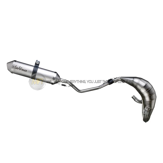 APRILIA SX 50 2006 06 Full System Exhaust Header Pipe Leovince XFight Silencer £183.90