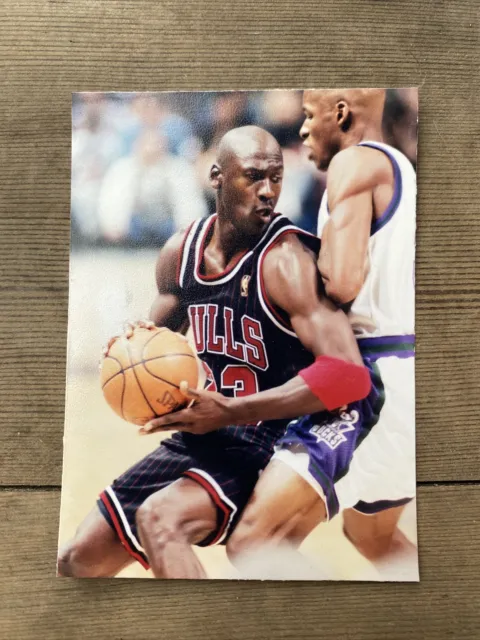 MICHAEL JORDAN & RAY ALLEN Rookie 1996 NBA Original 35mm Color Transparency