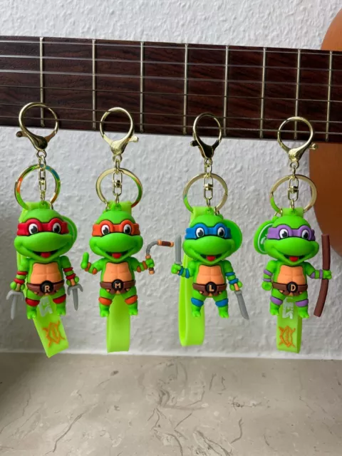 Ninja Turtles Leonardo Raphael Keychain Schlüsselbund Souvenirs Geschenk