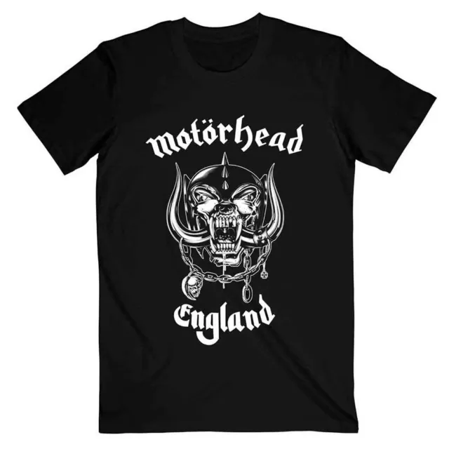 Motorhead 'England' Black T shirt - NEW