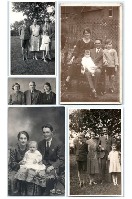 Australia  Social History, Same Family Across Decades 1920s+ RP Postcards
