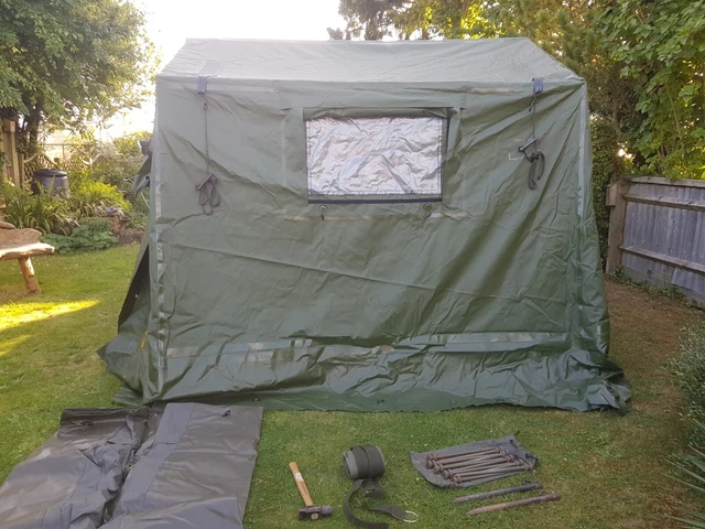 ARMY MILITARY 9X9 WOLF tent mk4 pvc field shelter HQ Command Post. 700.00 PicClick UK