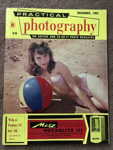 Practical Photography Magazine- December 1963 -VGC