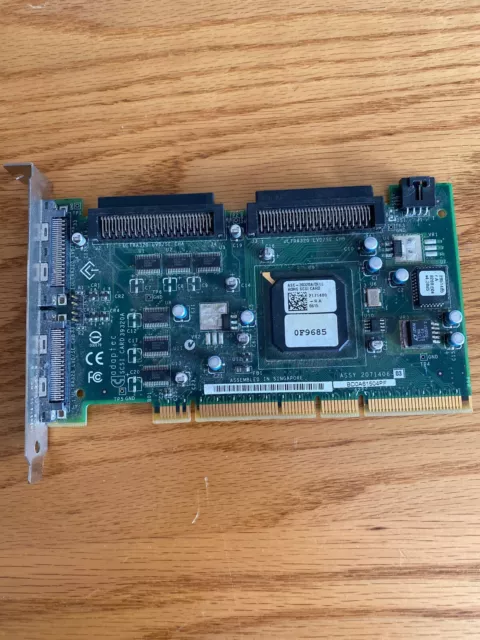 Adaptec SCSI CARD 39320A 2071407-00 REV A MIC ADT-ASC-39320A(B) PCI-X-133