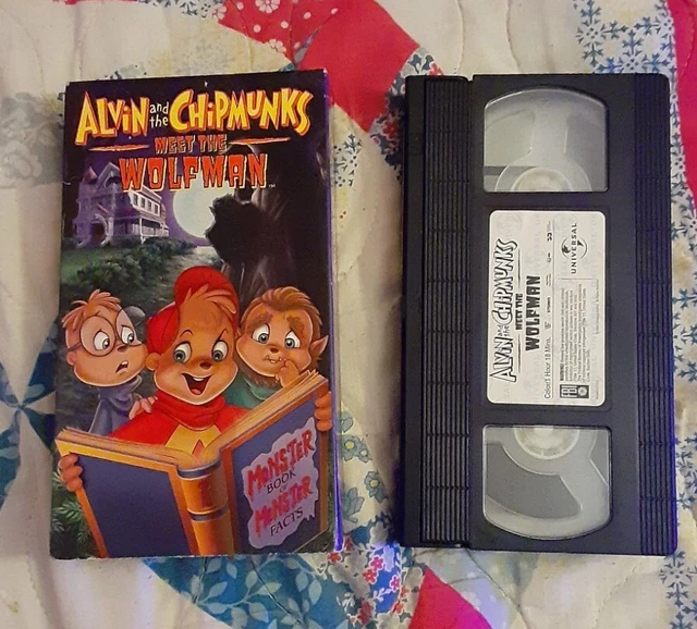 VHS ALVIN AND Chipmunks Meet The Wolfman rare EUR 1,84 - PicClick FR