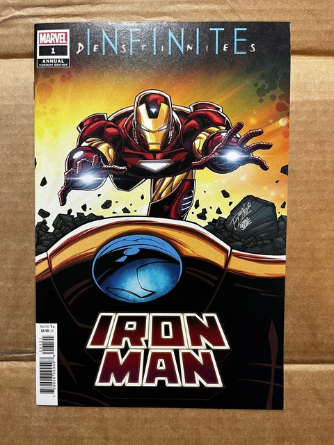 Marvel Comics IRON MAN ANNUAL #1 first printing cover A Infinite Destinies