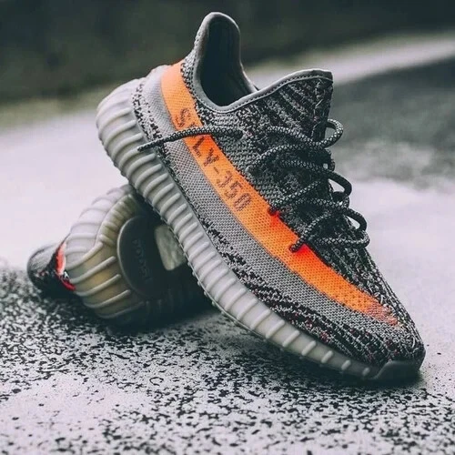 Yeezy grigie e arancioni cheap