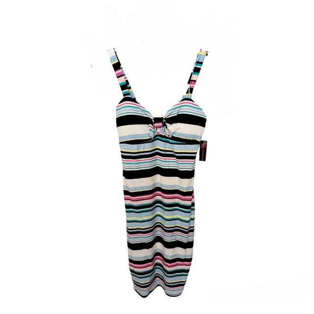 No Boundaries Juniors Sundress-7/9-Striped-Multi Color
