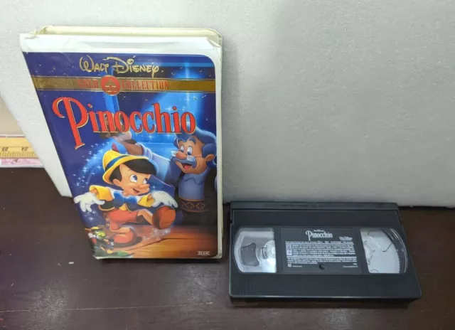 Disney Pinocchio Gold Classic Collection VHS Video Tape Tested works great