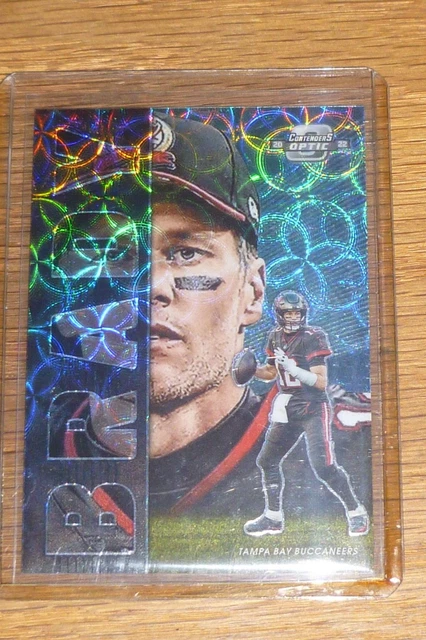 Tom Brady Splitting Image 2022 Optic Contenders 3/25 RARE BLACK SCOPE