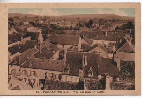 CPA - TANNAY - vue générale (2e partie) - Nièvre