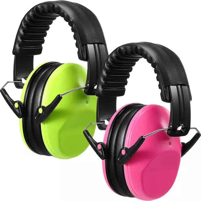 2 Pack Kids Ear Protection Earmuffs Hearing Adjustable for Noise Reduction for T