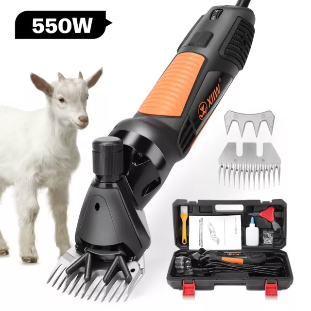 550W Electric Sheep Shears Professional Animal Grooming Clippers for Thick Hair