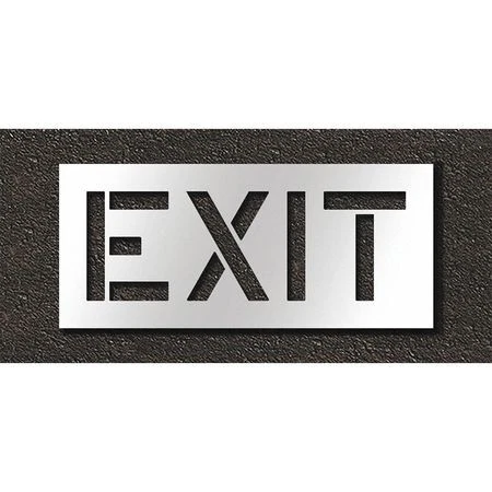 Rae Stl-108-71205 Pavement Stencil,Exit, Stl-108-71205