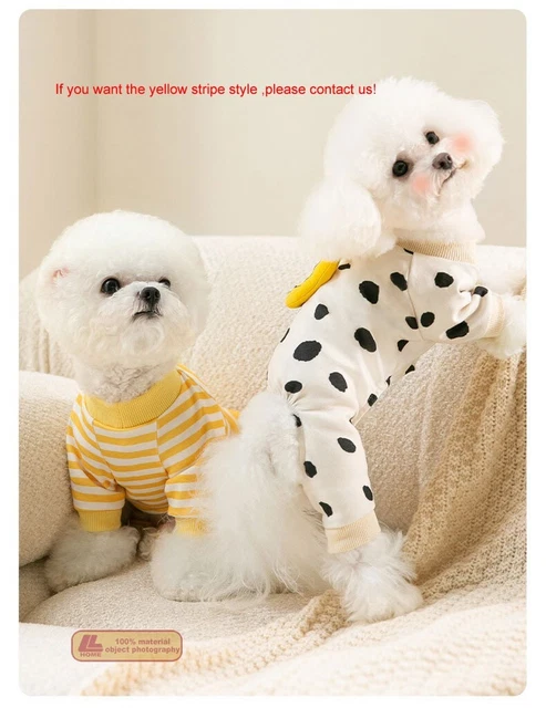 Gato mascota ropa perro pequeño Nuevos Llegados primavera y otoño punto ola ropa mascota