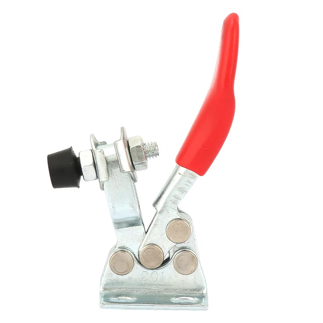 1Pc Carbon Steel Vertical Fixture Horizontal Toggle Clamp Hand Tool(201)