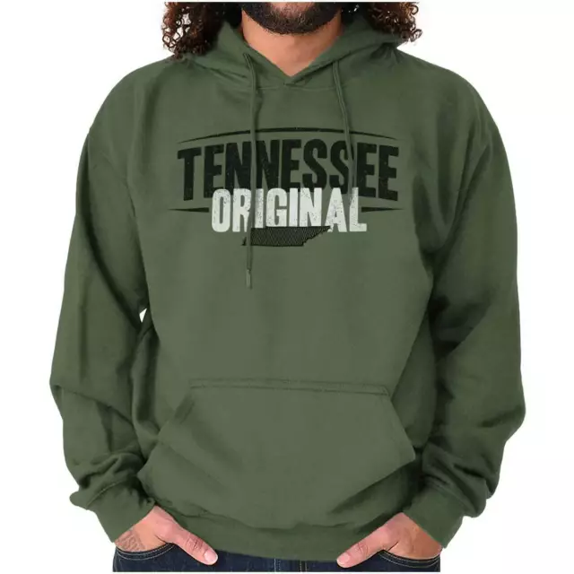 Tennessee Original Souvenir Tourist State TN Hoodie Hooded Sweatshirt Men Women