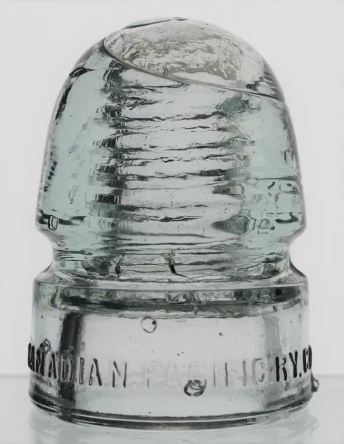 Light Gray Cd 143 Canadian. Pacific. Ry.co Glass Insulator