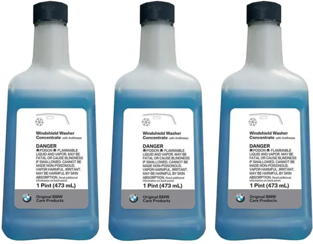 Genuine BMW Windshield Washer Fluid Concentrate 16oz. Blue OE 83192221702