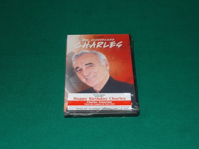 Charles Aznavour Bon Anniversaire Live Palais Des Congres 04 Eur 19 90 Picclick Fr