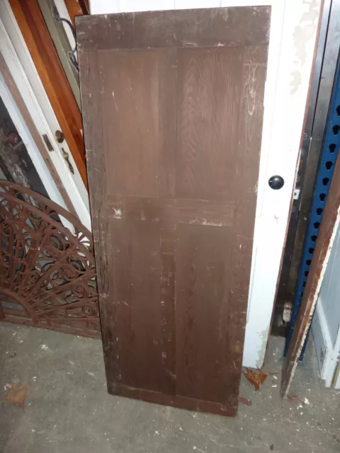 c1870-80 FOUR panel CABINET door EASTLAKE design PAINTED 54 x 21 x 7/8"