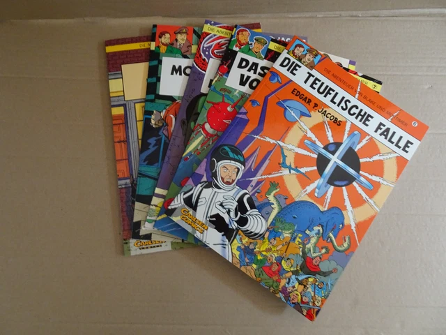 ABENTEUER VON BLAKE UND MORTIMER Carlsen Band 6-10 ungelesen Softcover