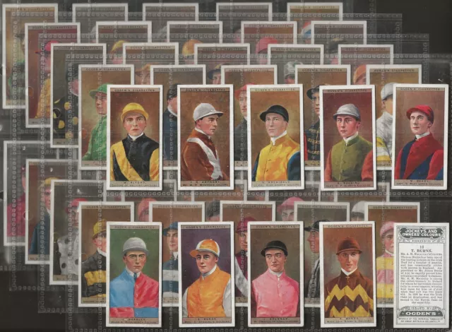 Ogdens-Full Set- Jockeys & Owners Colours (50 Cards) Excellent