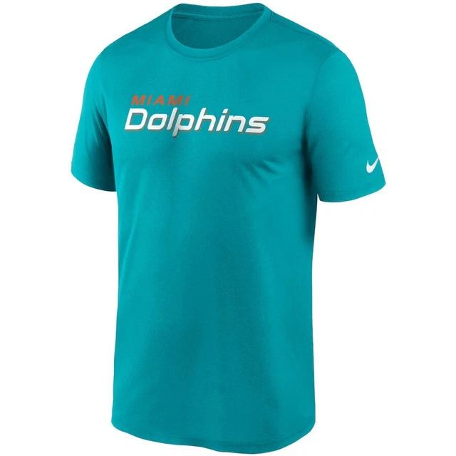 New Miami Dolphins Nike Wordmark Legend Performance T-Shirt Men's XL NFL NWT
