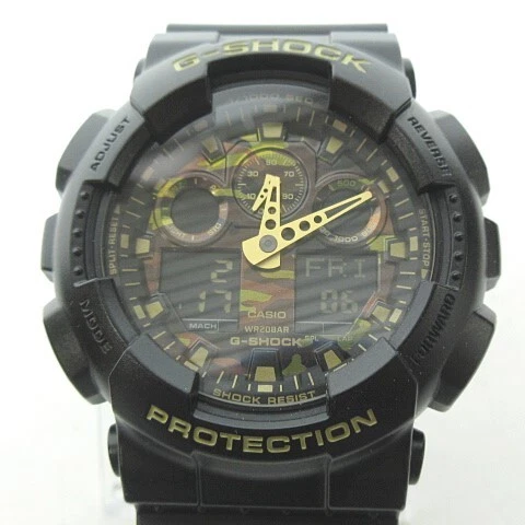 Casio Shock CASIO G SHOCK GA 100CF 1A9JF Watch Analog Digital Camouflage Camou
