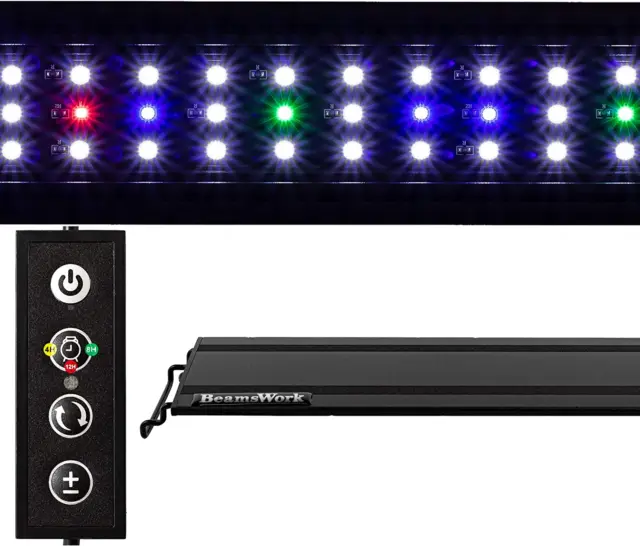 Vivio Full Spectrum LED Timer Adjustable Dimmer Aquarium Fish Tank Light Freshwa