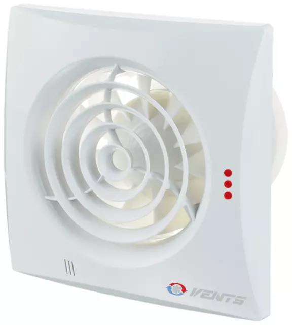 PREMIUM Badlüfter QUIET 100 125 150 mit Feuchtesensor Nachlauf Bad WC Ventilator