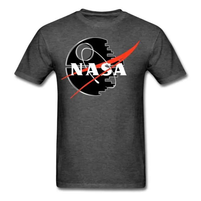 NASA  Star Black Logo Wars Space T-shirt Funny shirt mens Plus sizes