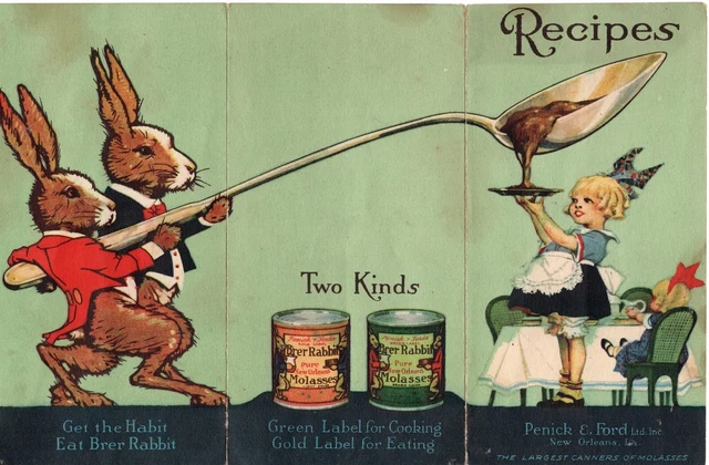 1920's Vintage Advertisings Penick & Ford Recipes Pure Molasses New Orleans