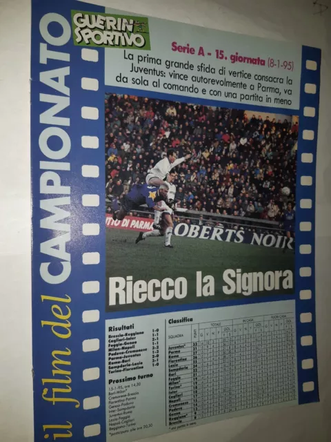 Guerin Sportivo Inserto Il Film Del Campionato 1994-1995 Giornata N°15